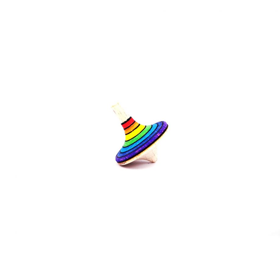 Spinning top classic - rainbow II